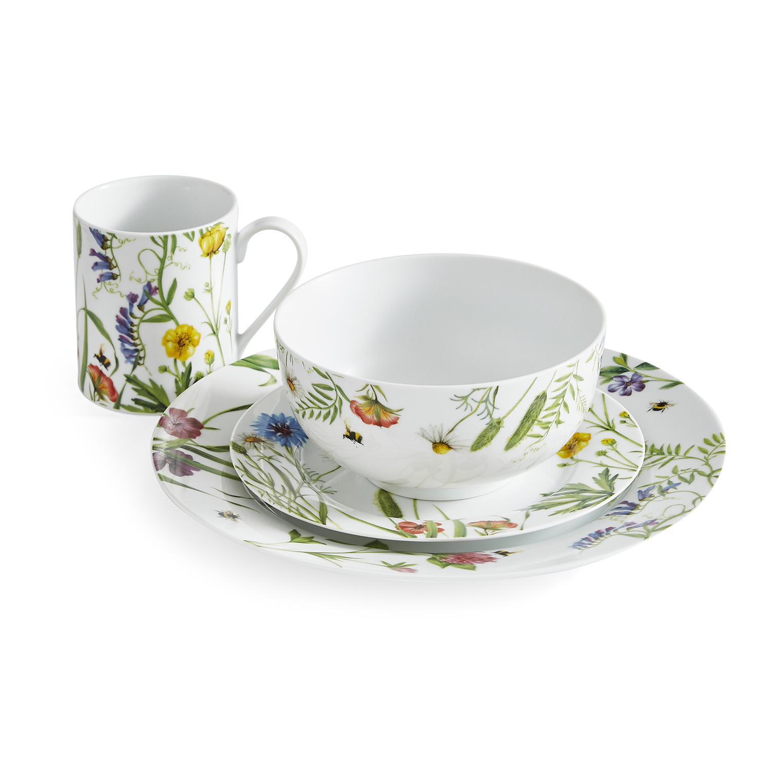 Portmeirion Home Bumblee Bee 16 Piece Set image number null